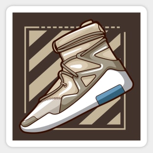 Air FOG 1 Oatmeal Sneaker Sticker